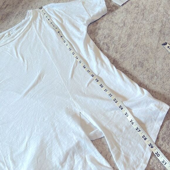 Eileen Fisher 100% organic cotton tie up T-shirt new without tags size small - Picture 7 of 7